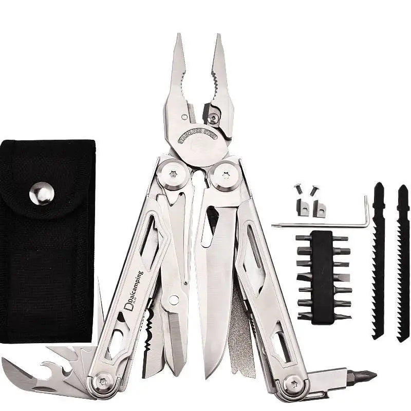 Multi tool with case and replaceable parts