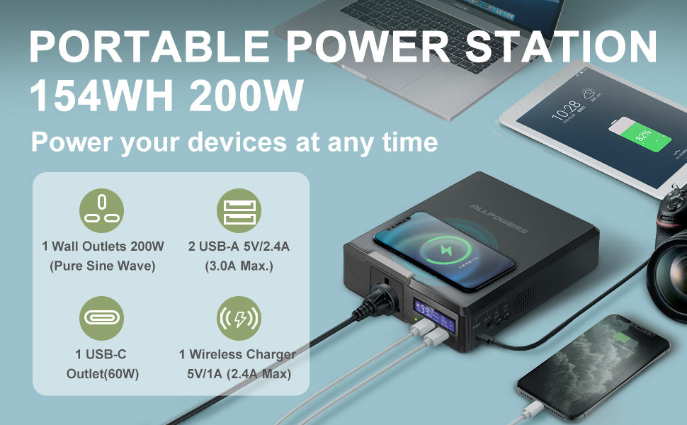 200W Portable Power Station
