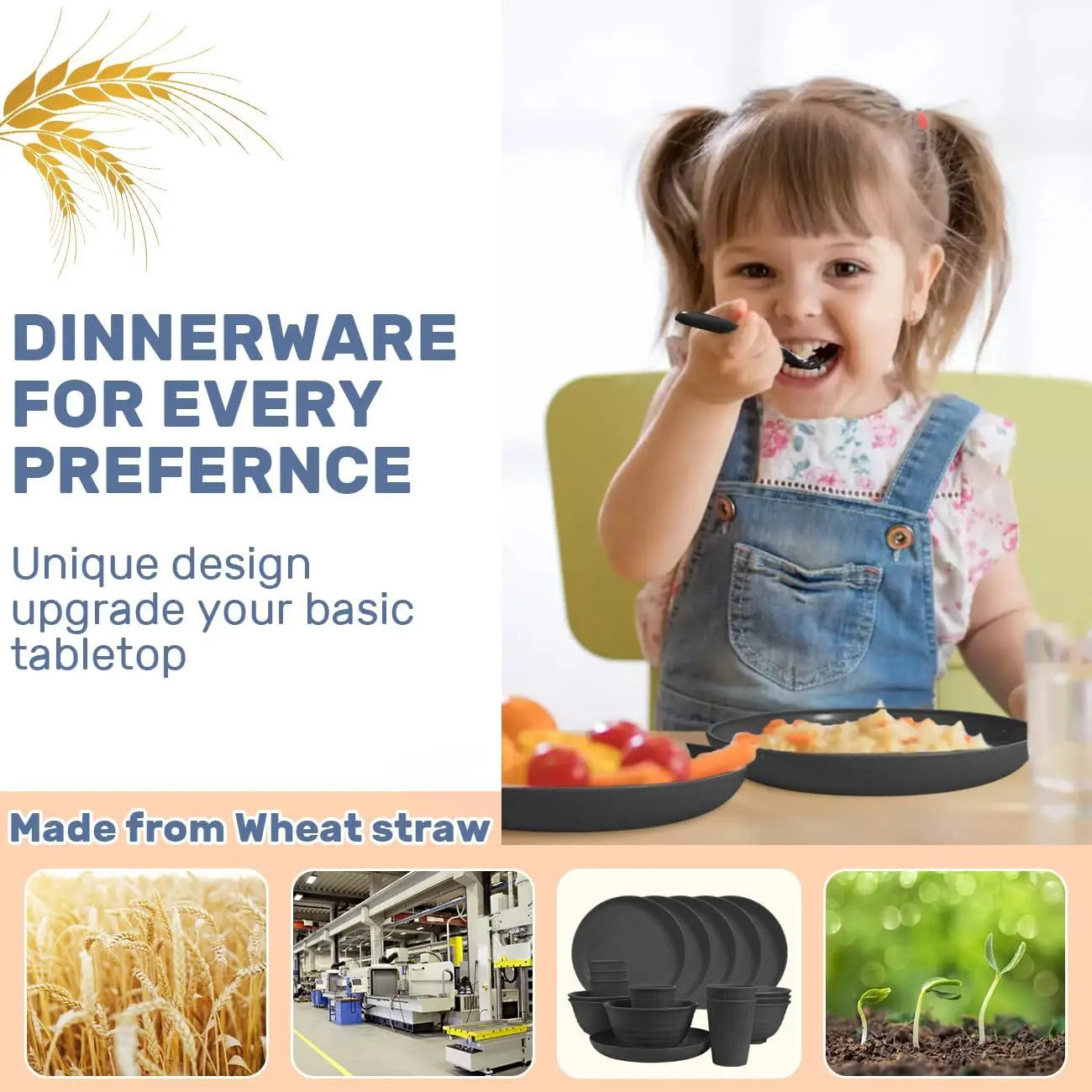 30pc Unbreakable Cutlery Set