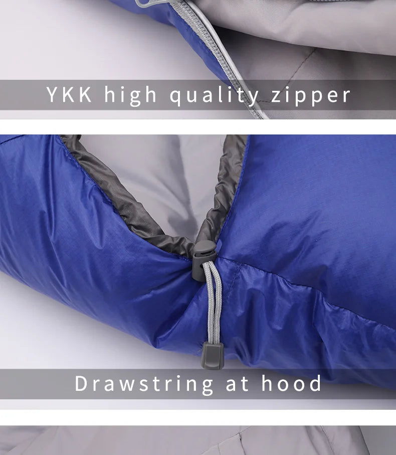 Down Sleeping Bag for Winter and the Cold