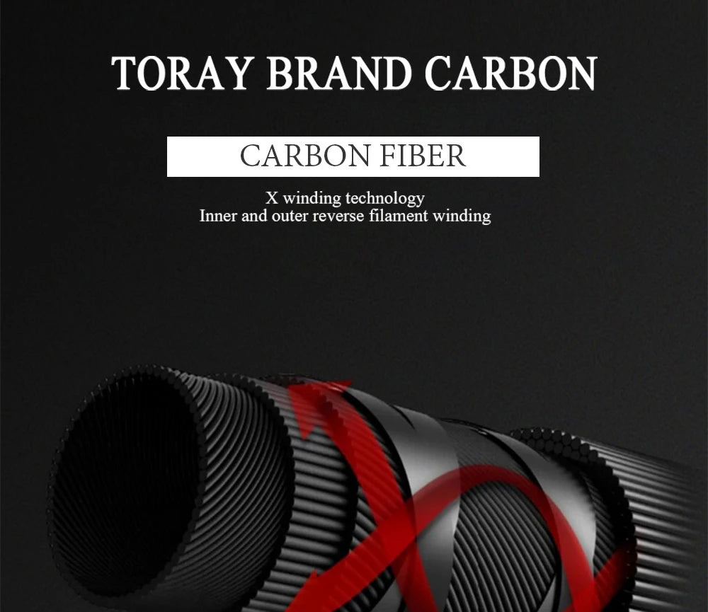 5' 10" Carbon fiber Spinning Fishing Rod