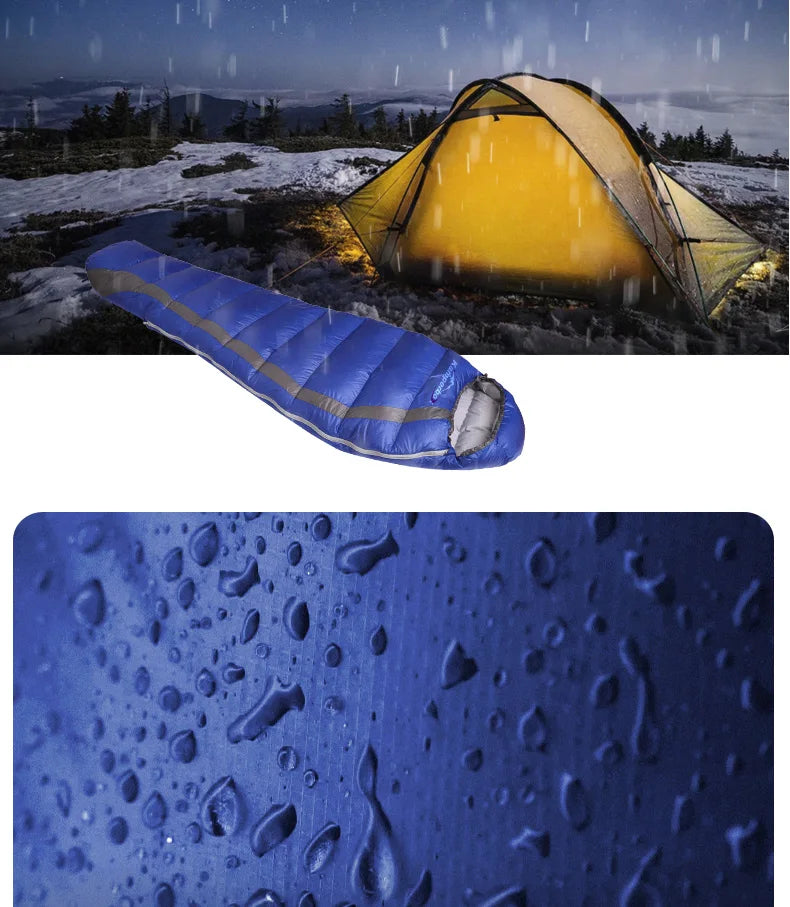 Down Sleeping Bag for Winter and the Cold