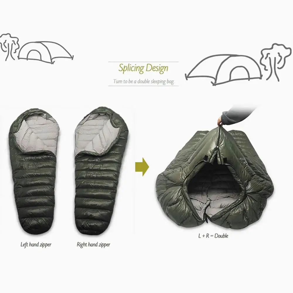 Winter-Ready Outdoor Down Sleeping Bag