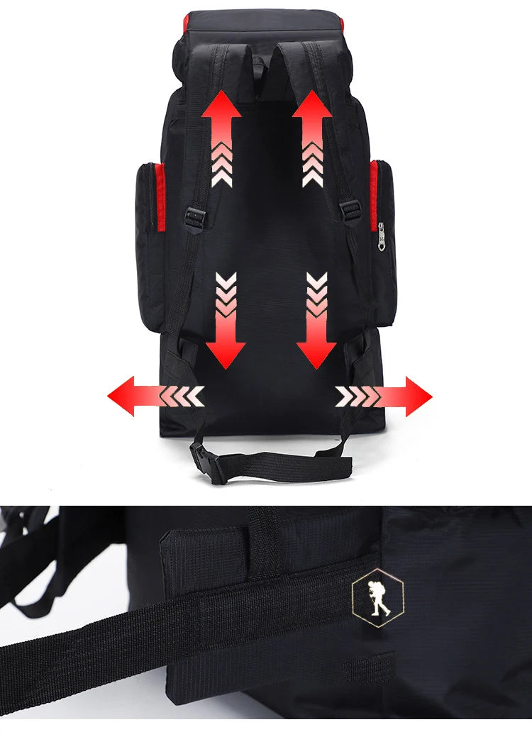 70L High Capacity Hiking And Mountaineering Backpack