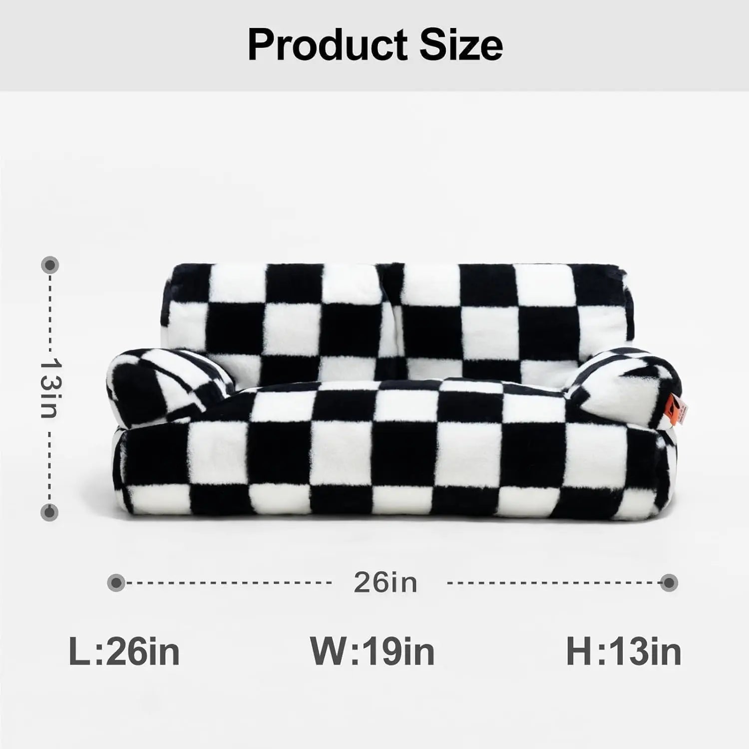 Pet Couch Bed 26×19×13 Inch Washable