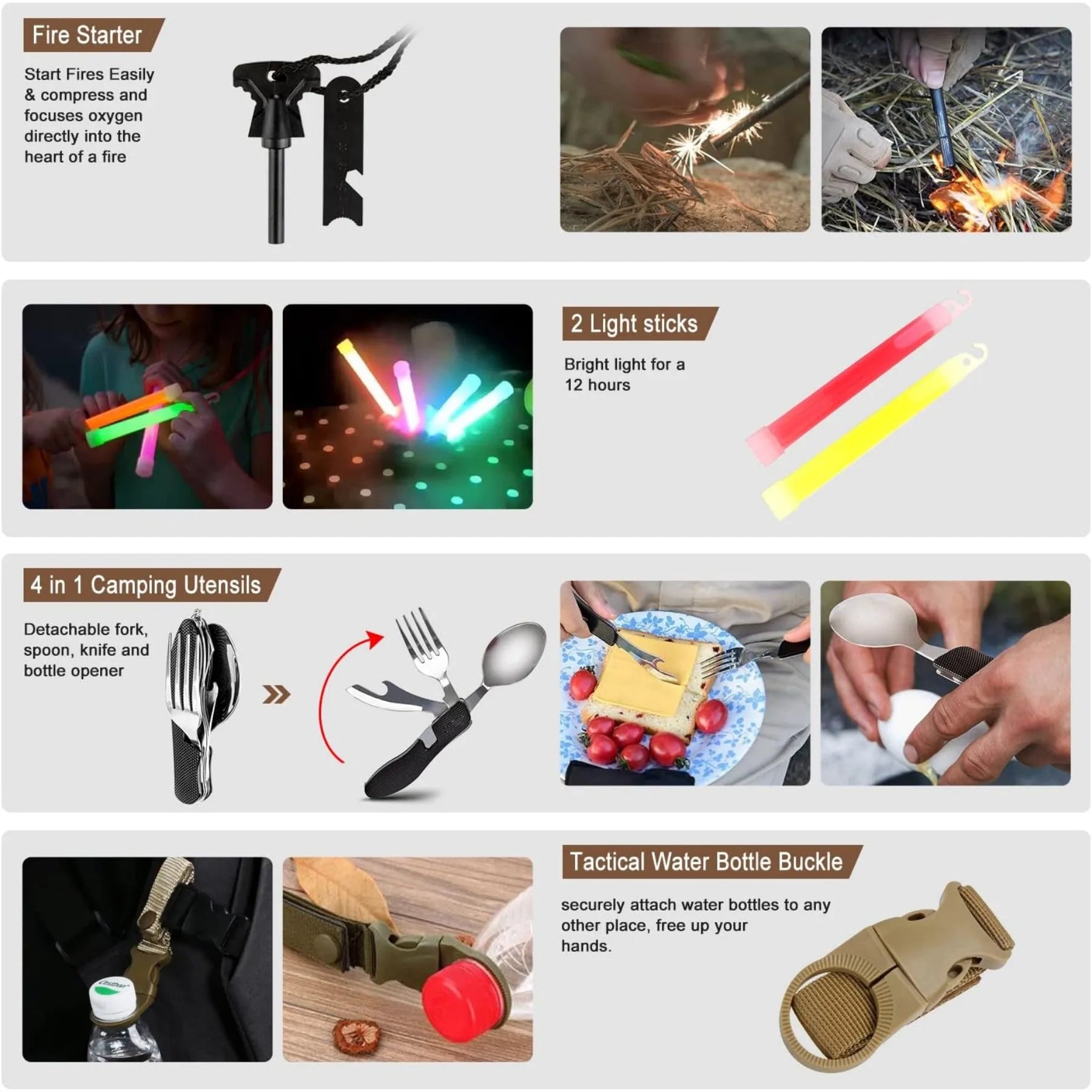 238Pcs Emergency Survival Kit