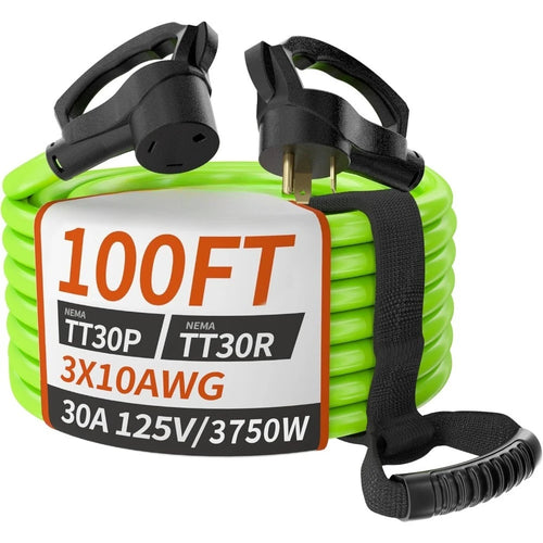 100 FT 30 Amp RV Extension Cord