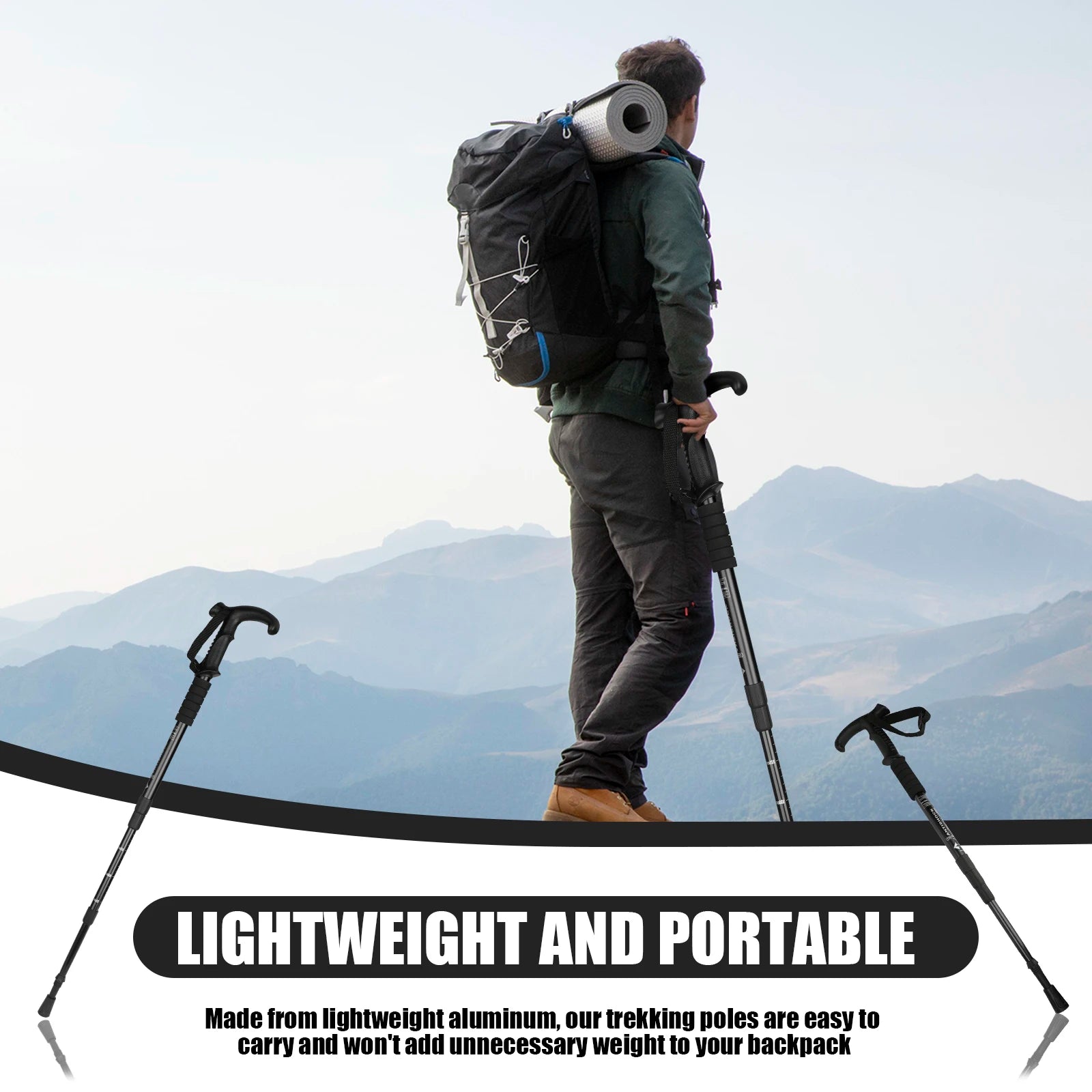 Mountain Climbing Trekking Pole