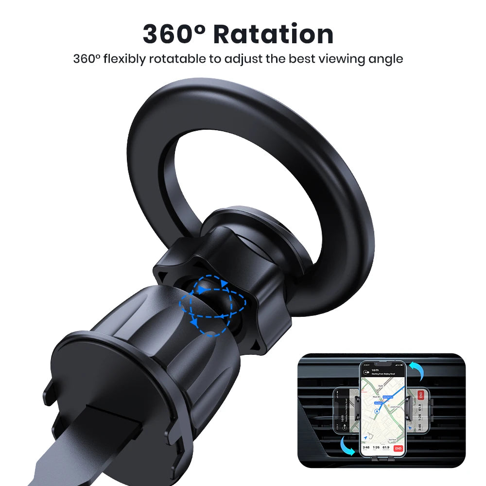 Mag-Safe Phone Holder Magnetic Car Mount, Air Vent