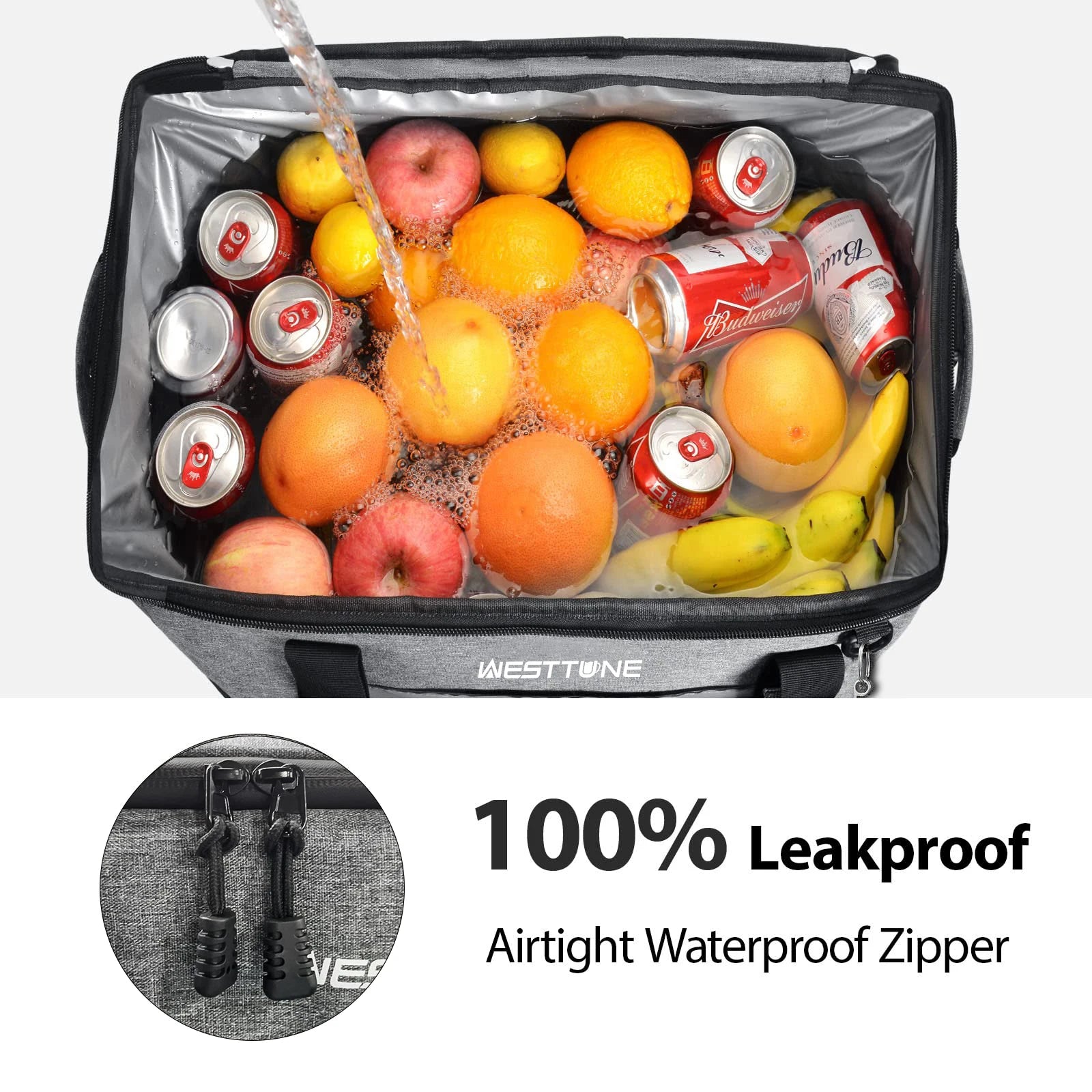 75 Can Soft Cooler Bag "Collapsible Ice Chest" Leakproof
