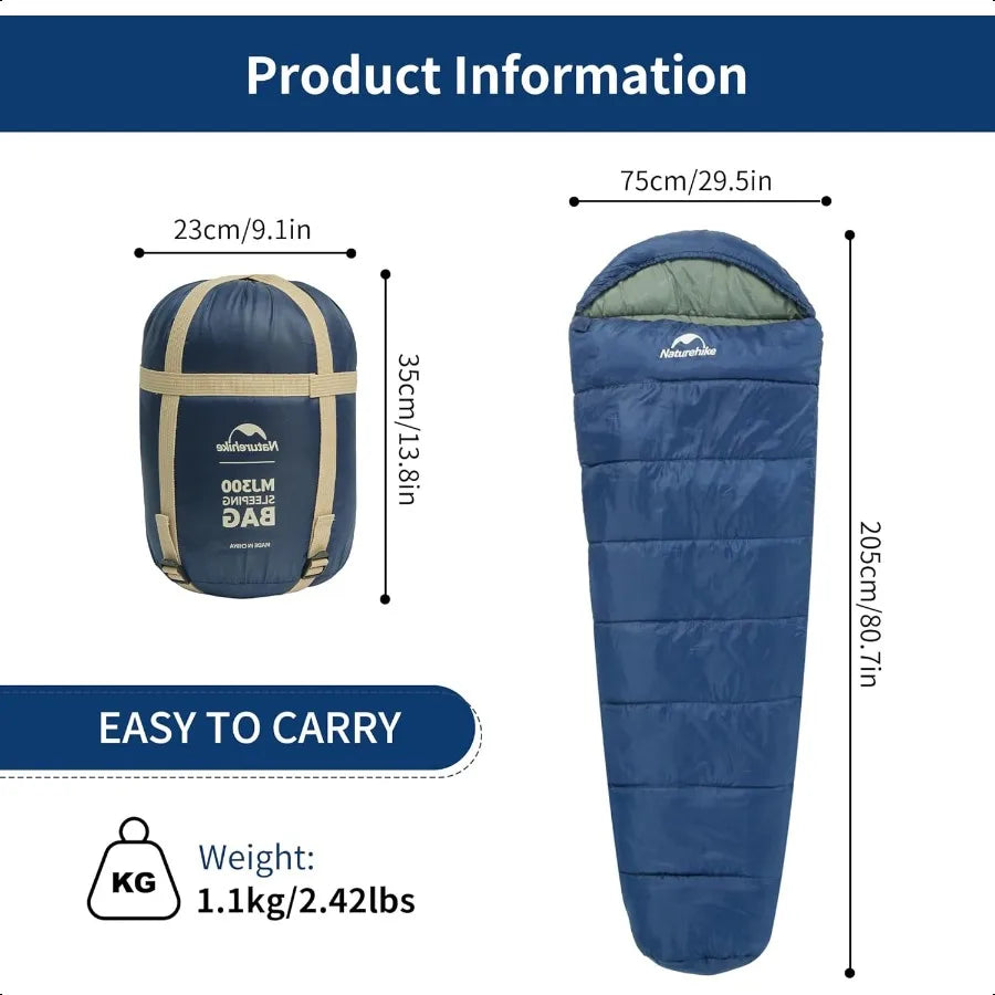 Mummy Backpacking Sleeping Bag 0 Degree