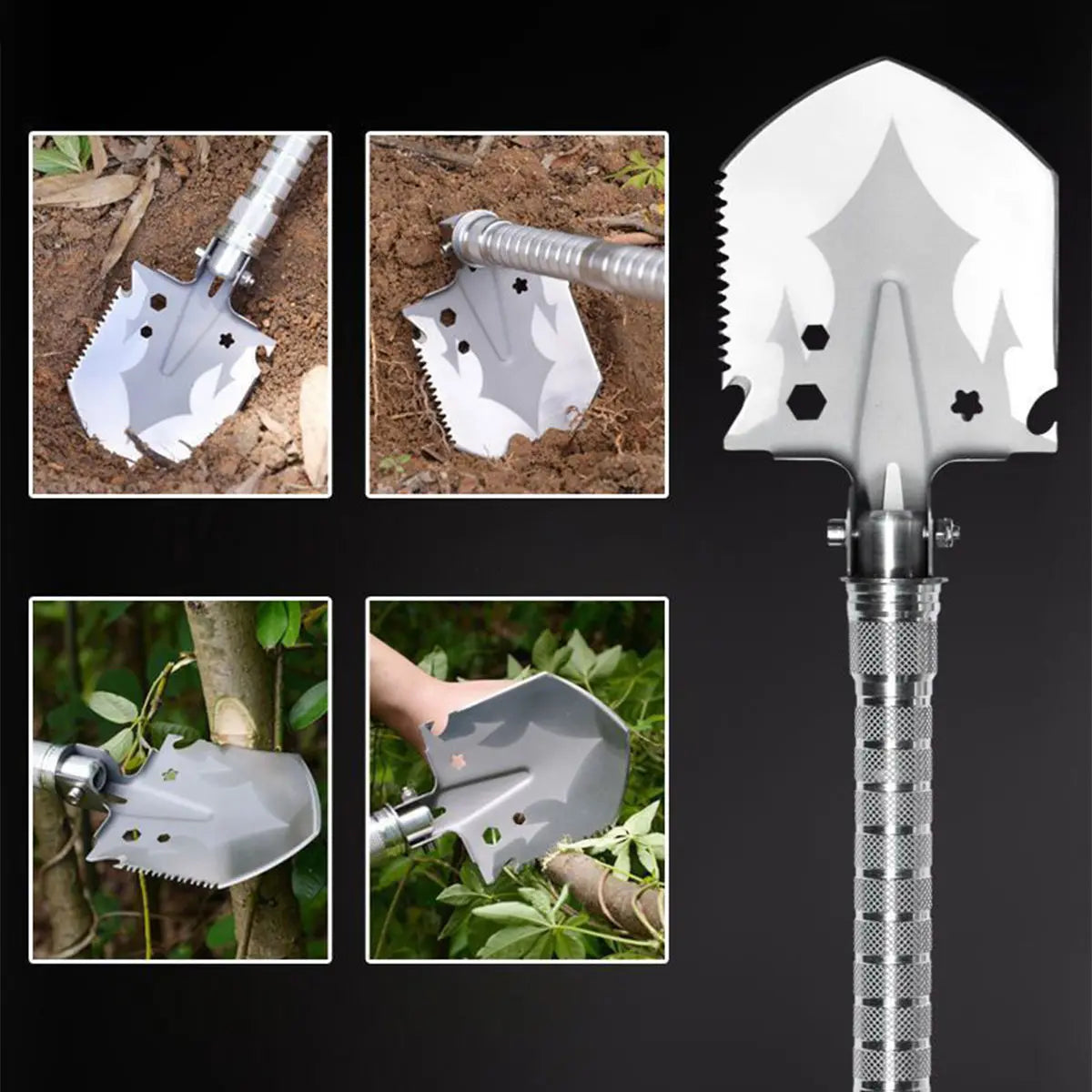 Multi Functional Detachable Foldable Shovel
