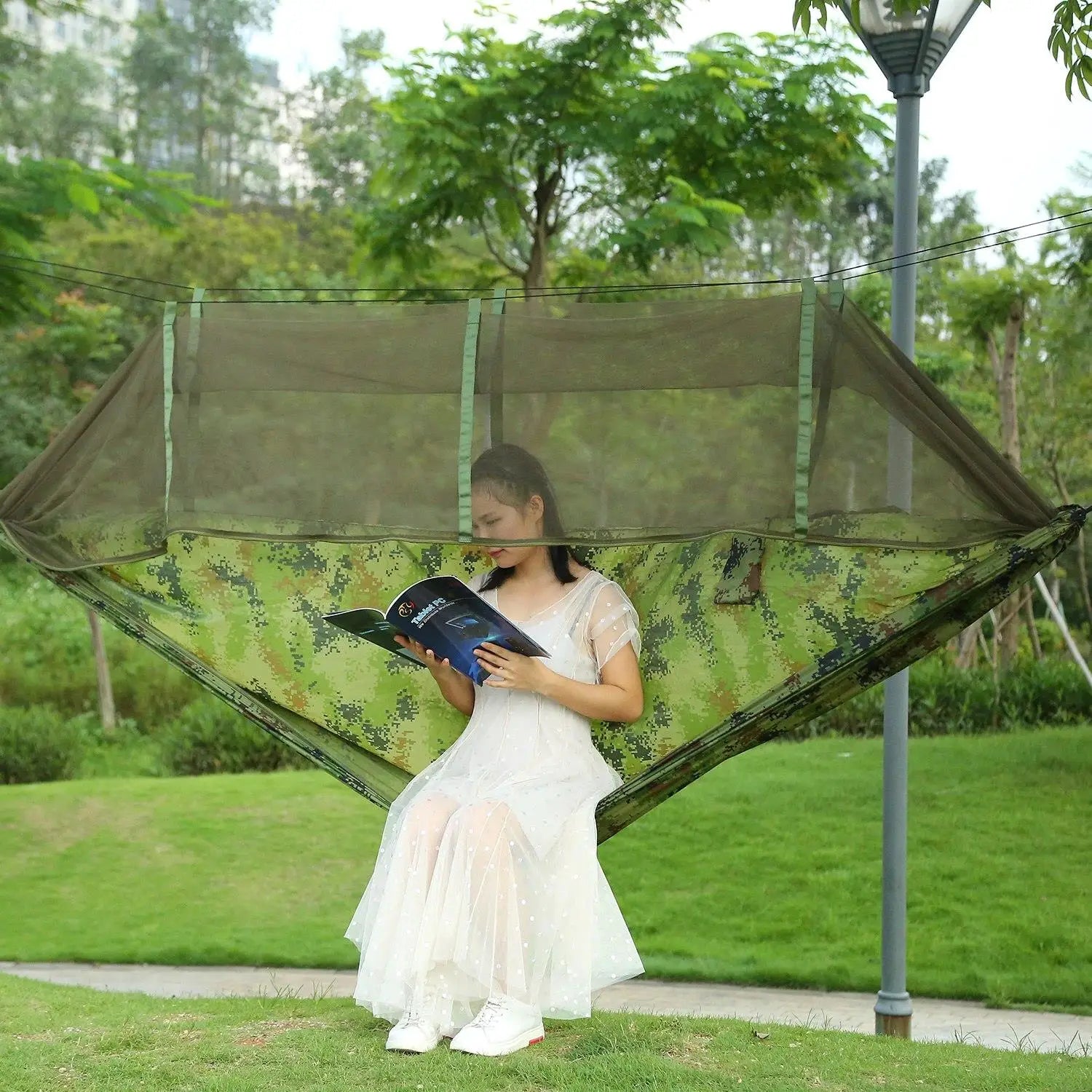 Portable Double Camping Hammock