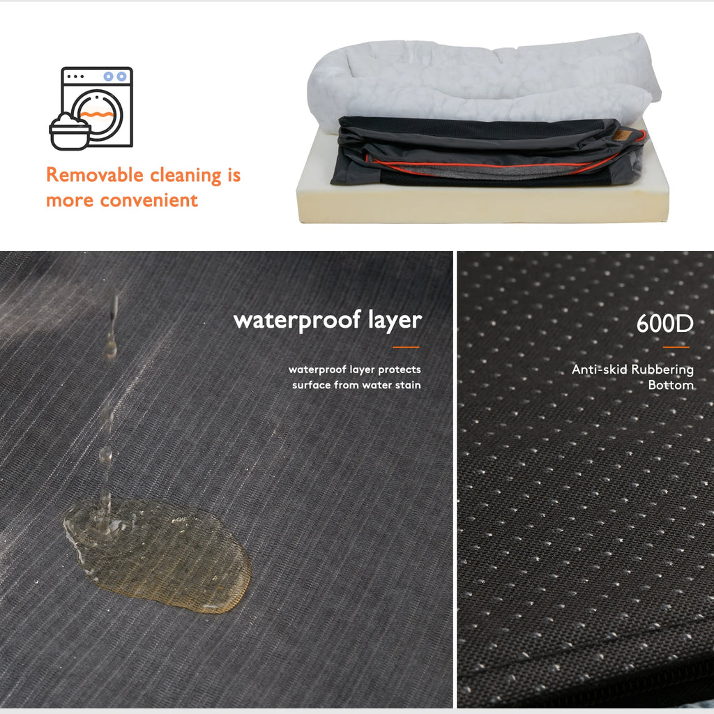 2XL Super Soft Orthopedic Foam Cotton Pet Bed with Removable Cover
