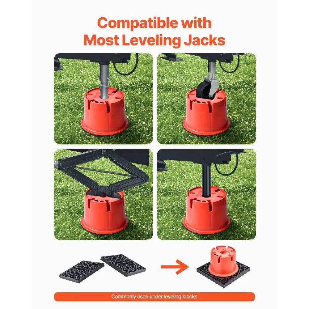 6 Trailer Jack Blocks