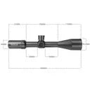 Riflescope 6-24X50 FFP 1/10 MIL with 20mm mount - ZS