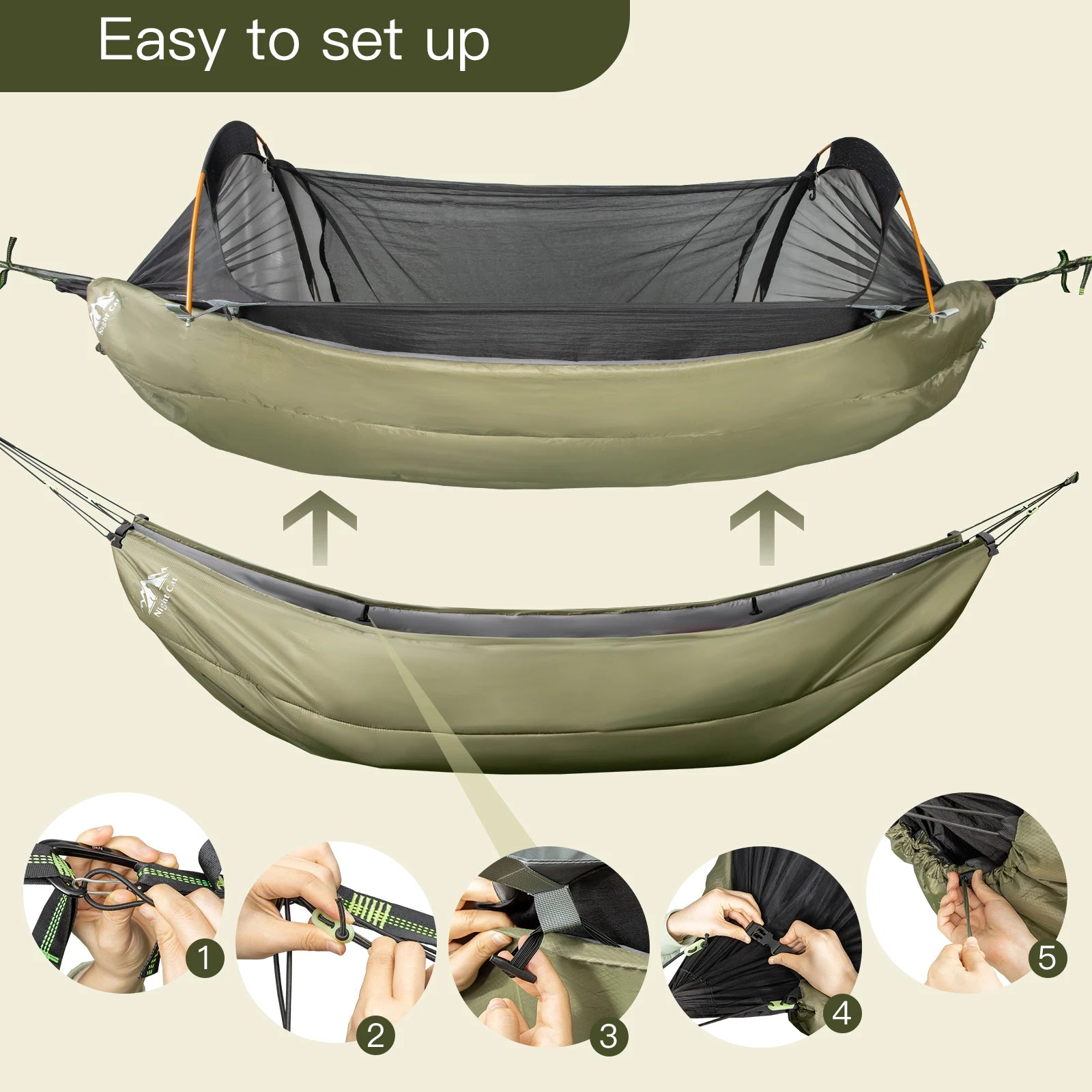 Blanket for your hammock with carry bag