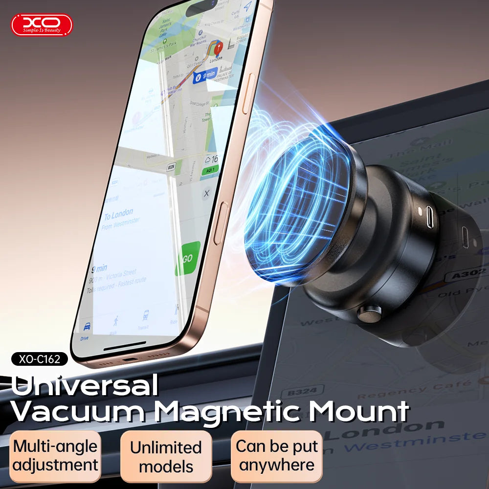 360° Rotatable Car Magnetic Wireless Charger Phone Holder