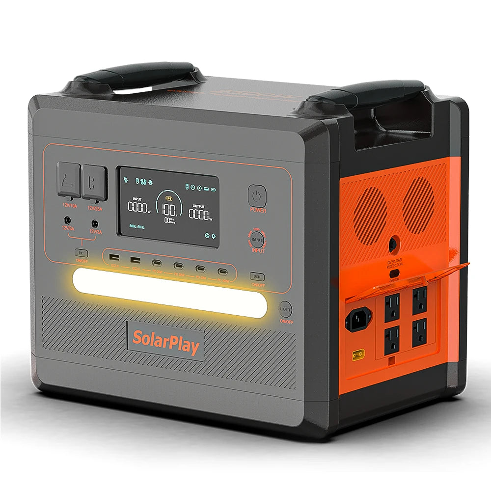 Solar Generator 2500W/2300Wh Portable Power Station