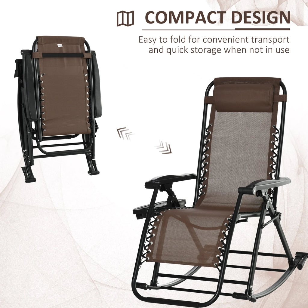 Zero Gravity Reclining Rocking Chair