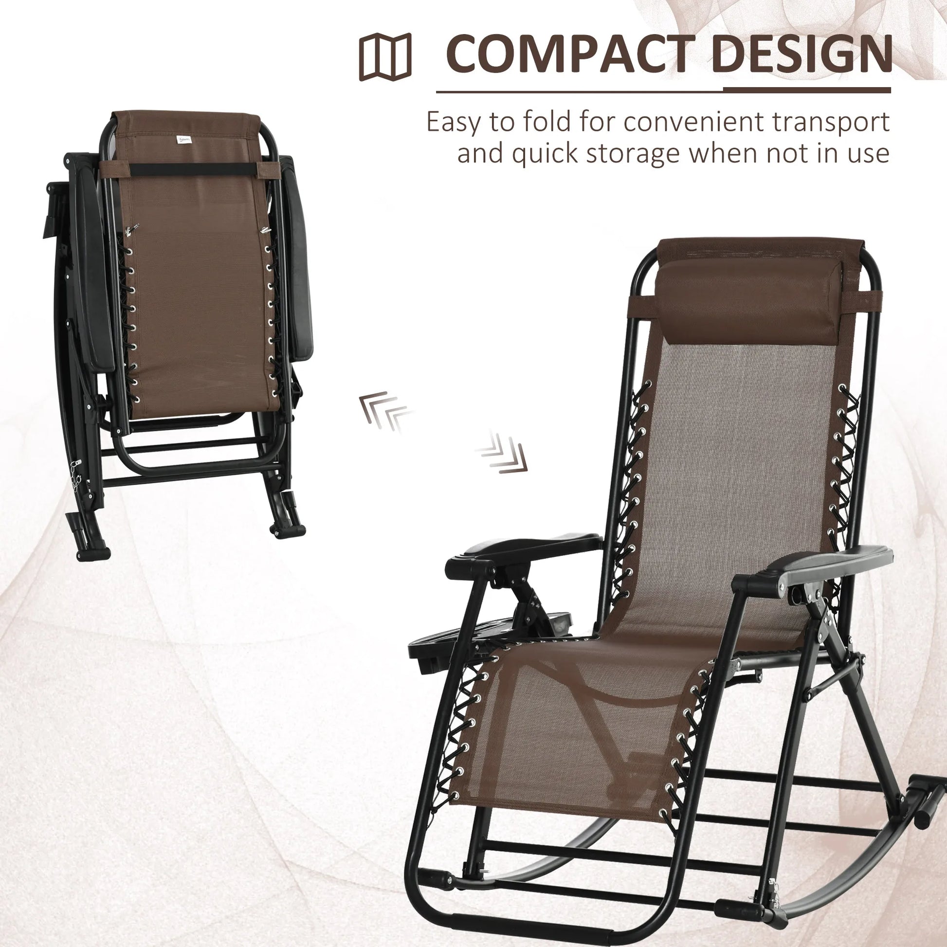 Zero Gravity Reclining Rocking Chair