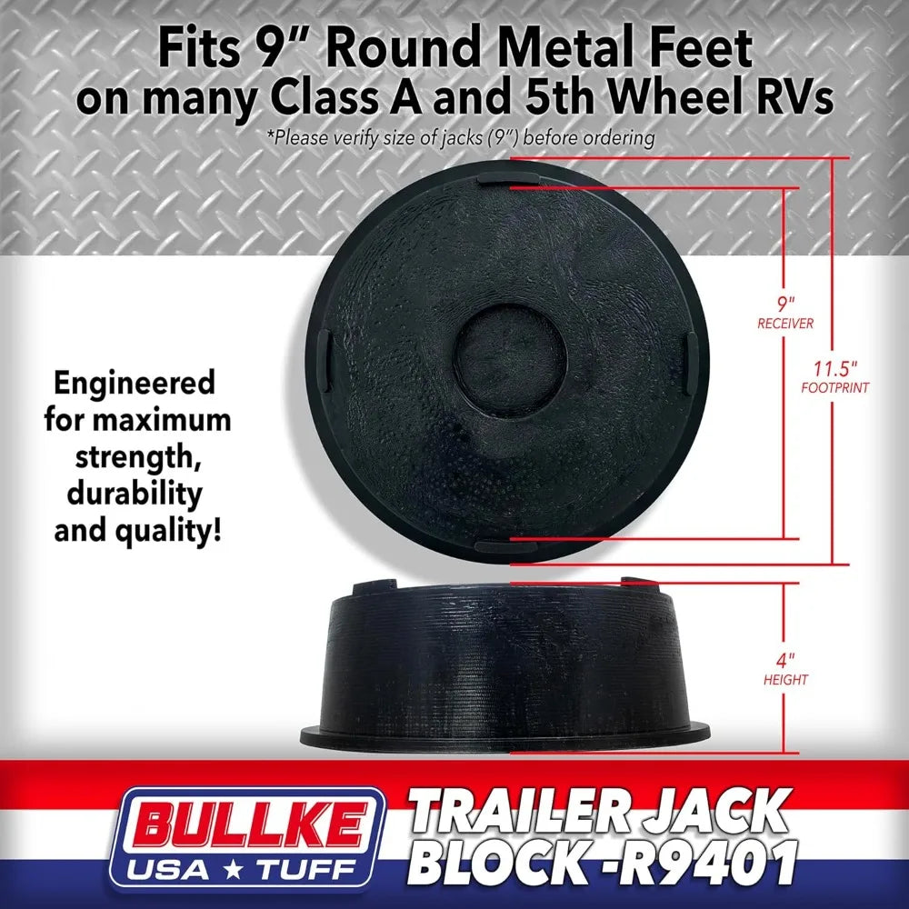 Original USA Made Strongest Trailer Jack Blocks