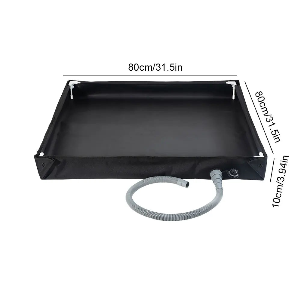 Portable Shower Pan with Drain Hose