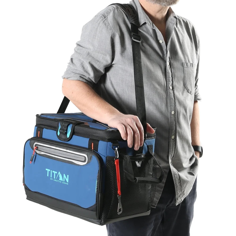 30 Can Soft-Sided Zipper less Cooler