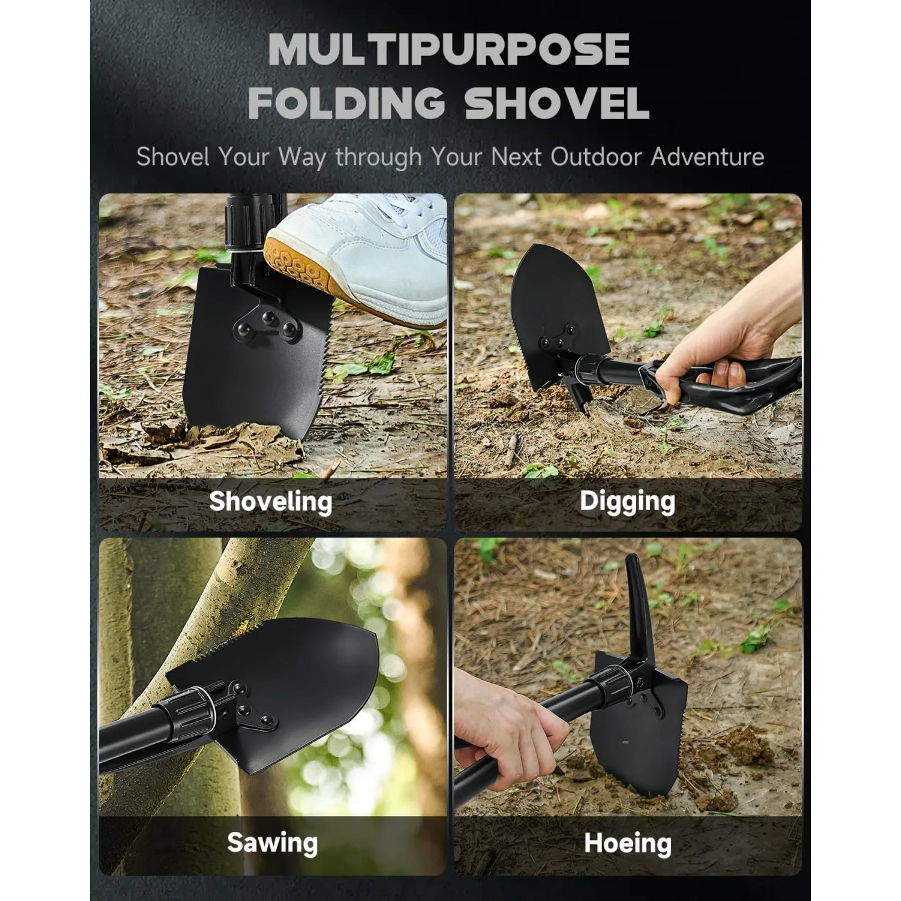 Mini Folding Shovel High Carbon Steel