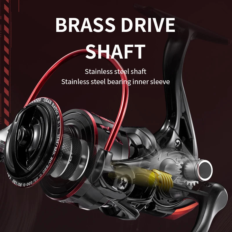Fishing Reel Spinning Reel 5.2:1