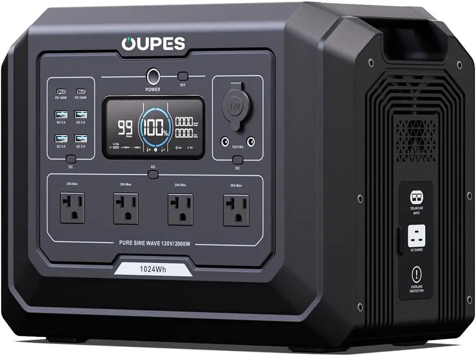 Generator Portable Power Station 2000W (4500W Peak)