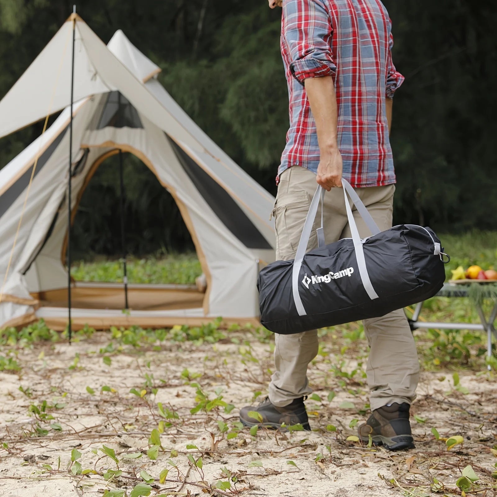 Privacy Shower Tent and Portable Toilet Tent in one With Carry Bag