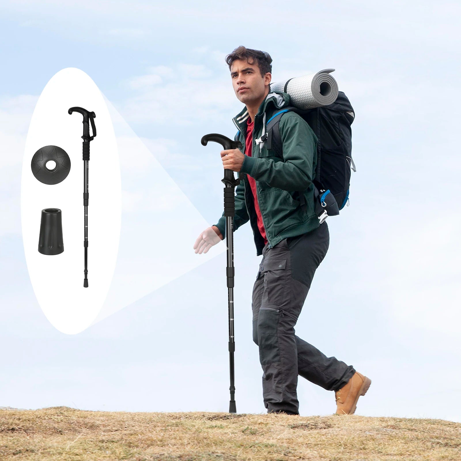 Mountain Climbing Trekking Pole