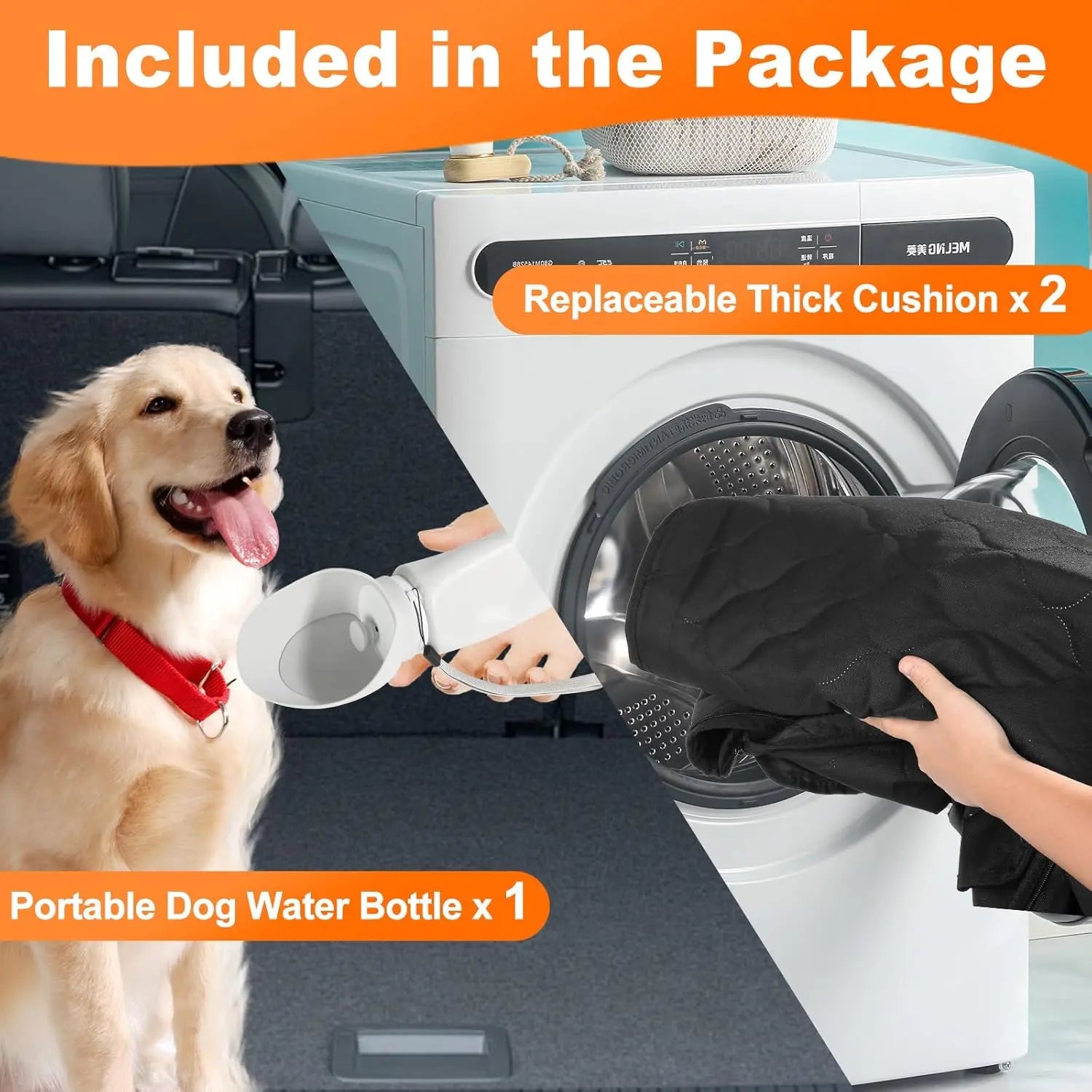 Waterproof Foldable Dog Car Seat cover