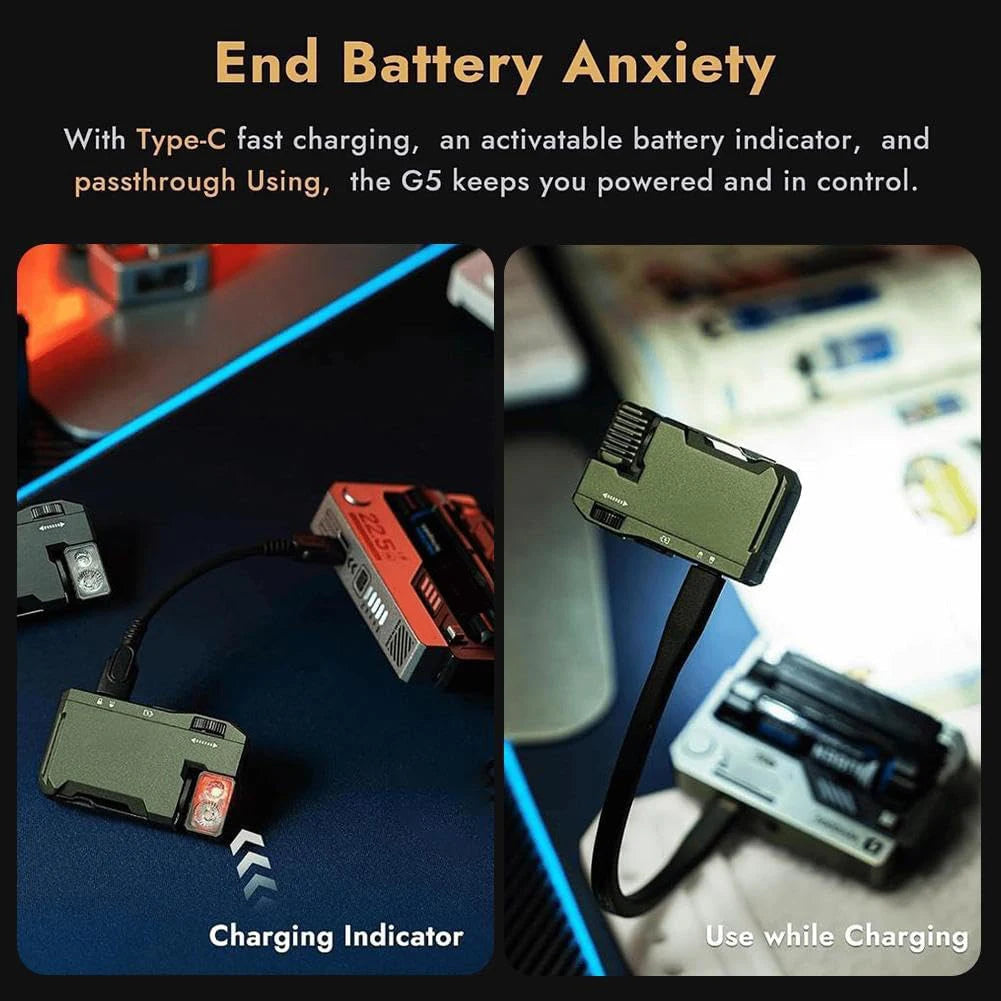 Pocket Sized Rechargeable Flashlight