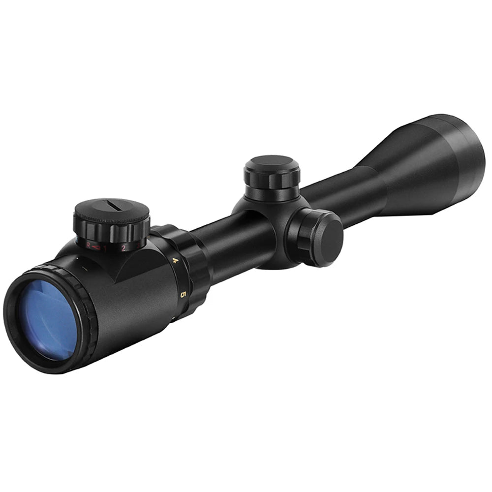 3-9x40 rifle Scope with Red and Green Hunting Sights
