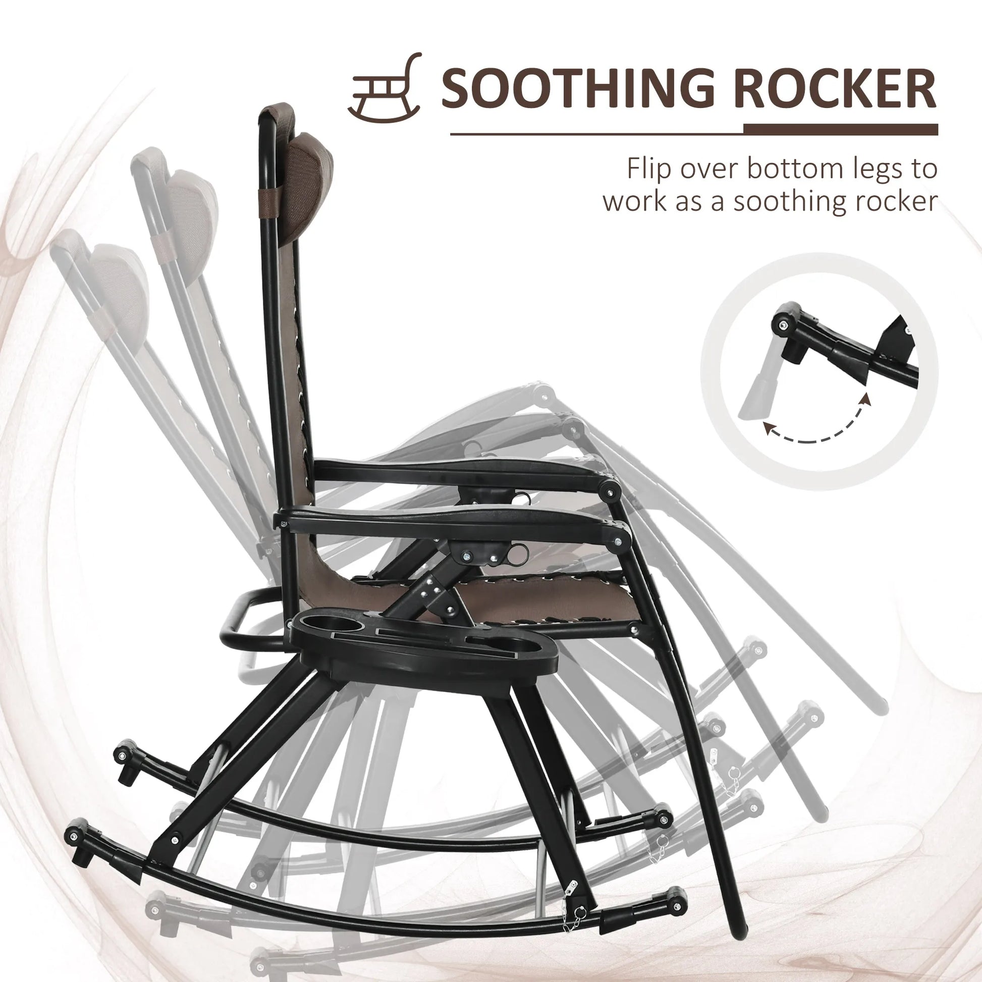 Zero Gravity Reclining Rocking Chair