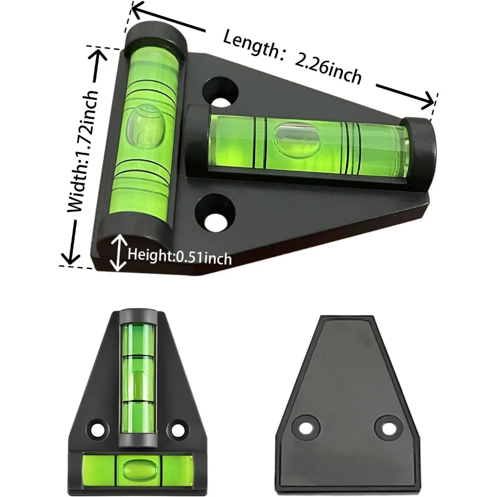 RV Leveling Blocks 6 Inch, 2 Packs Sturdy Camper Curved Levelers with RV Leveling System for Single Dual Axle Travel Trailers