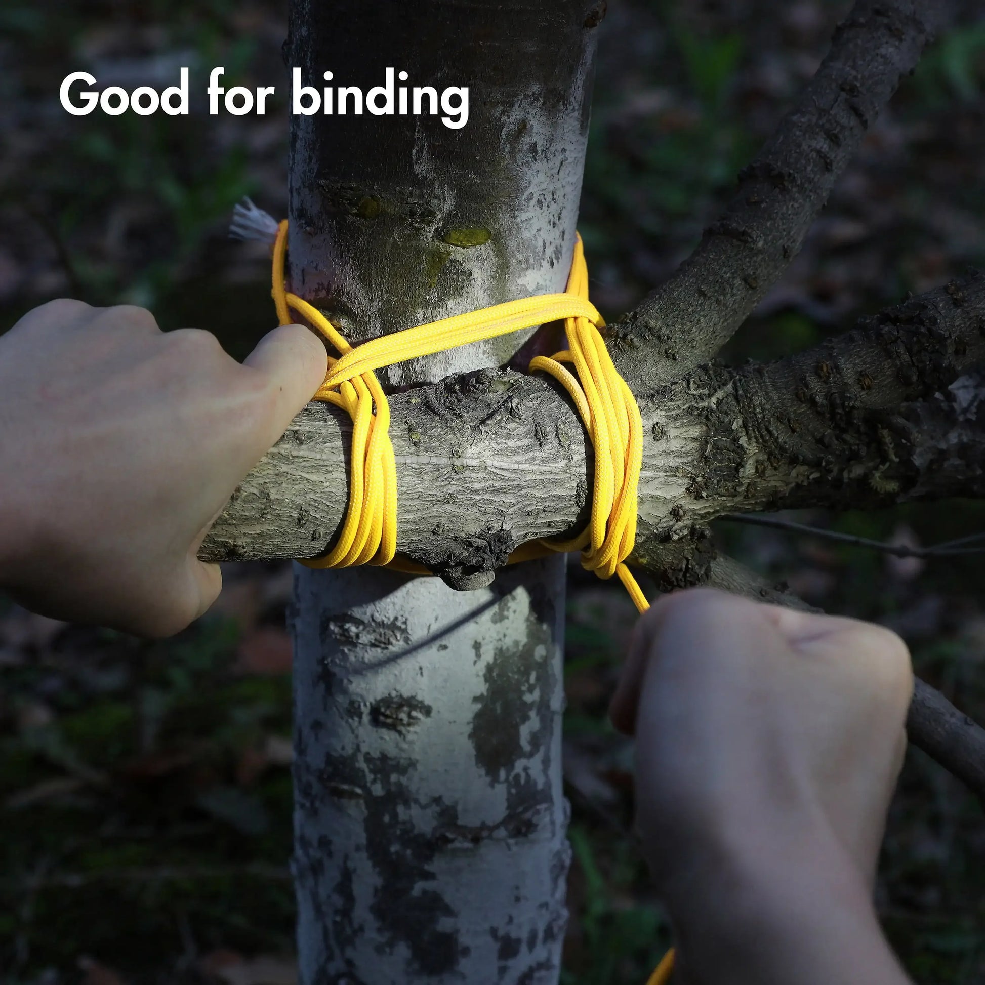 100 Feet 550lbs Paracord, Yellow