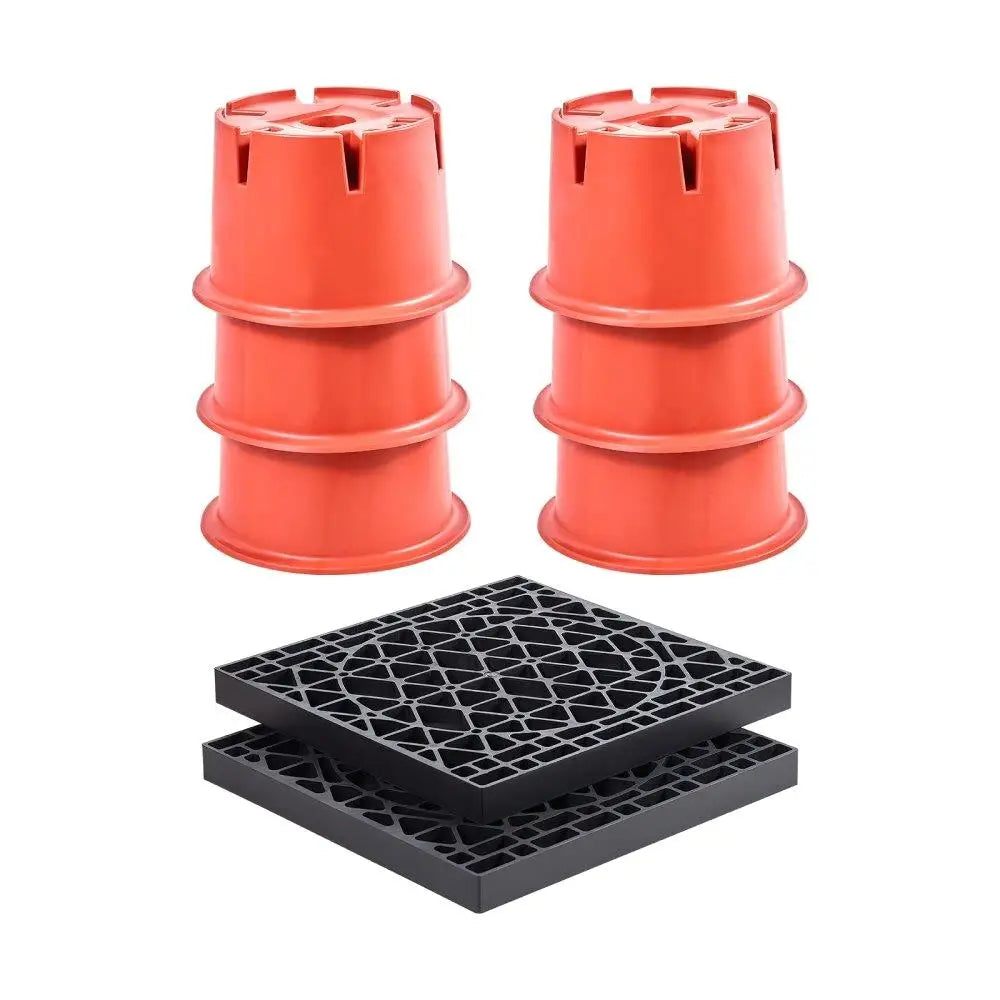 6 Trailer Jack Blocks
