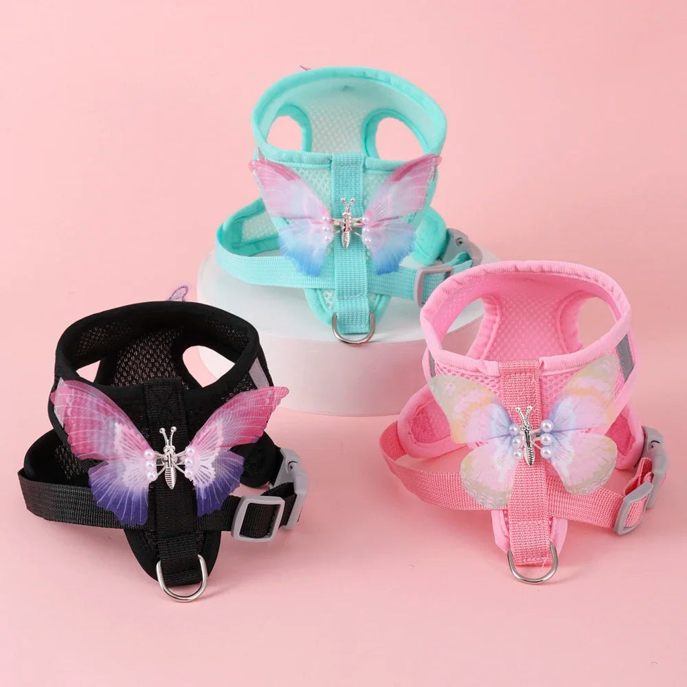 Butterfly Cute Breathable Dog Harness