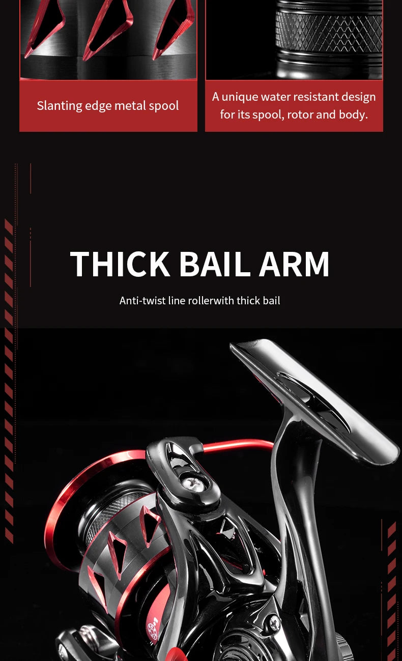 Fishing Reel Spinning Reel 5.2:1