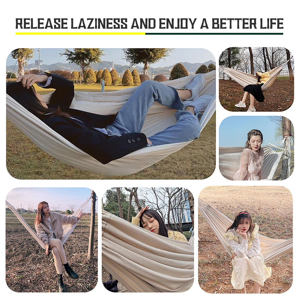 Camping Hammock Canvas Hanging Swing Chair