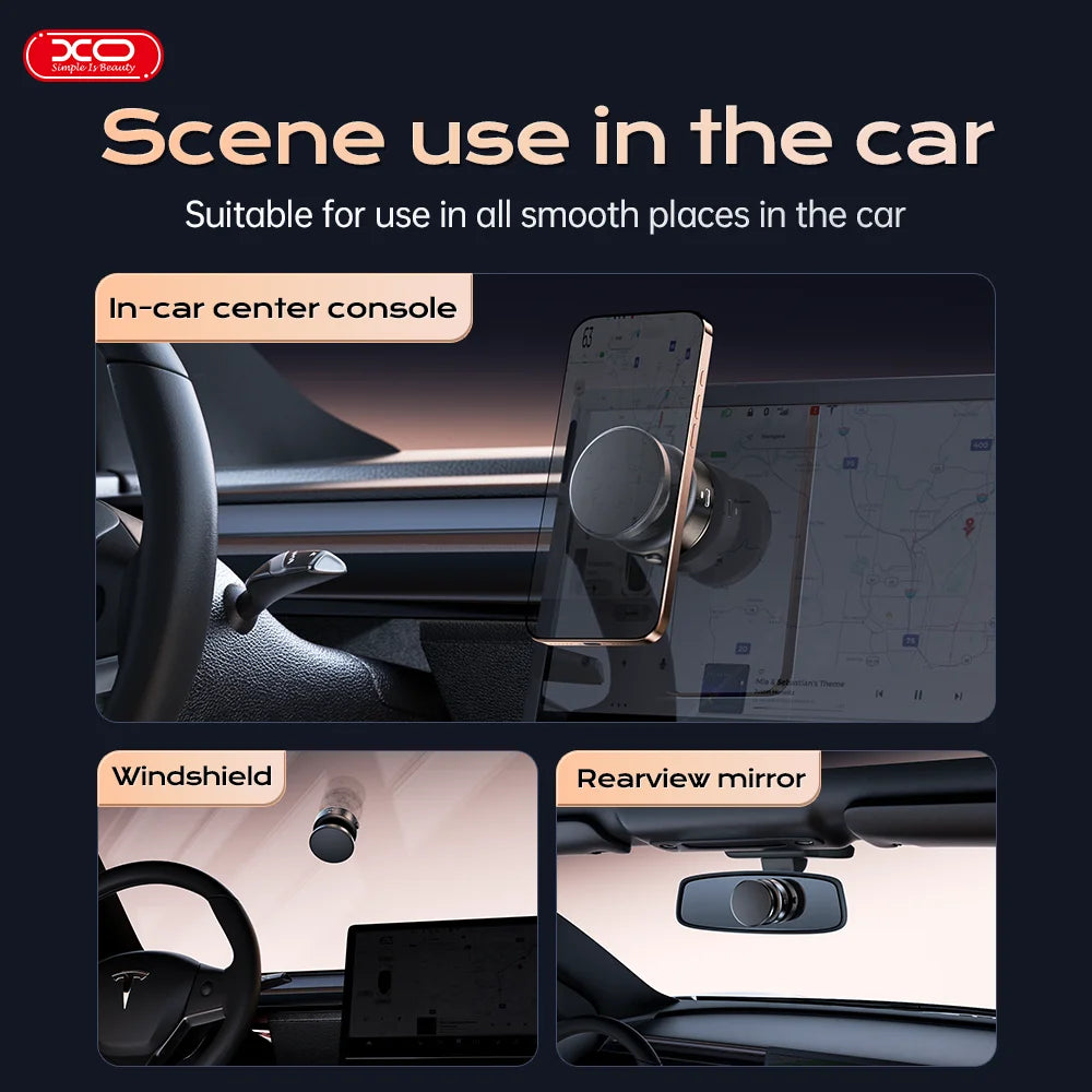 360° Rotatable Car Magnetic Wireless Charger Phone Holder