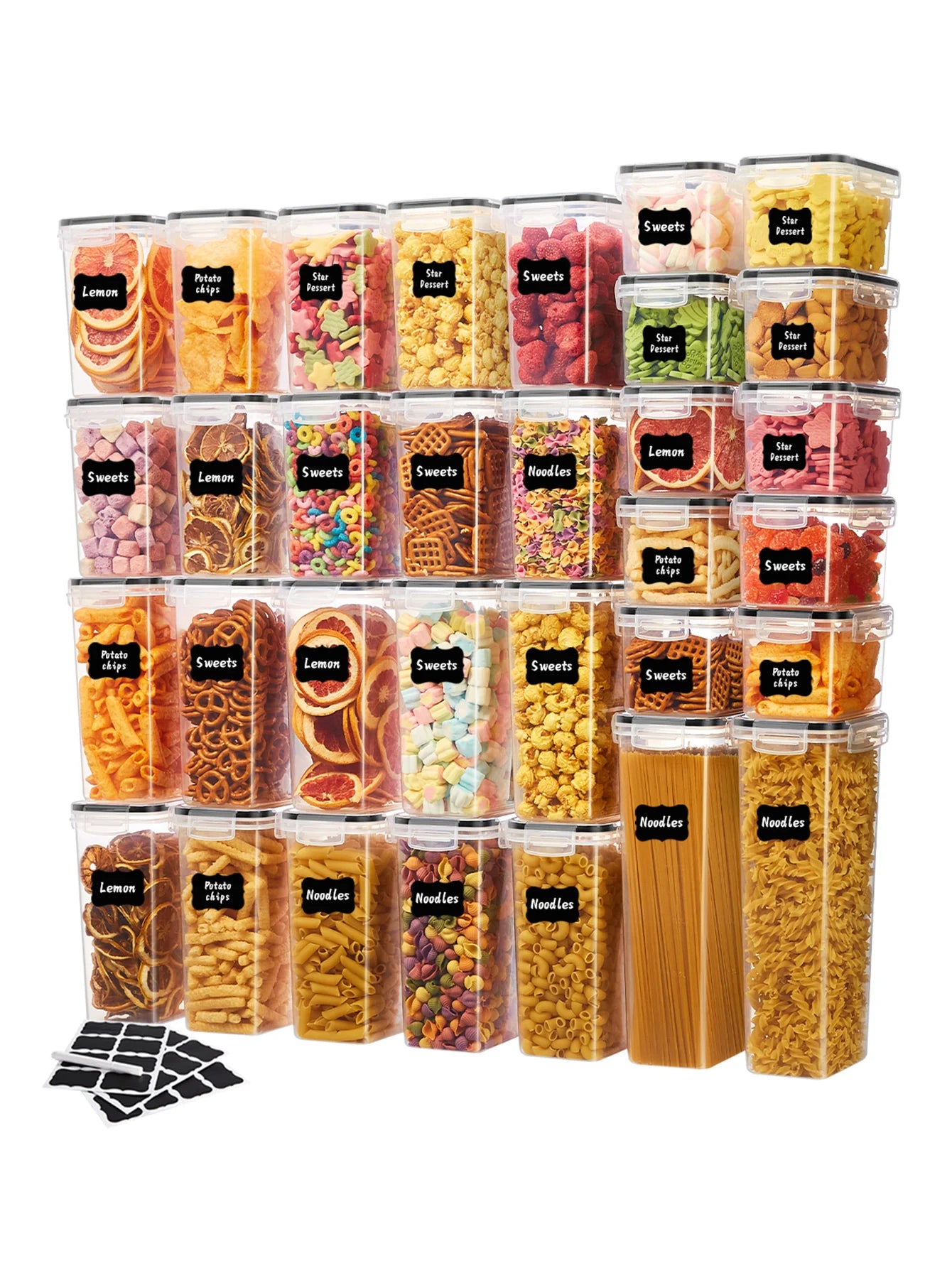 9pcs Sealed food storage containers for your RV