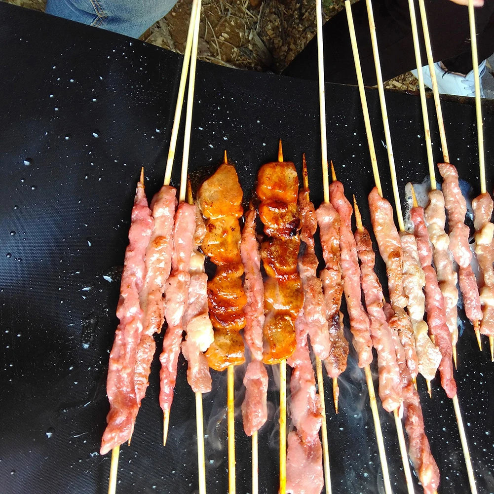 5, 8, or 10 pcs Reusable Non-stick BBQ Grill Mat