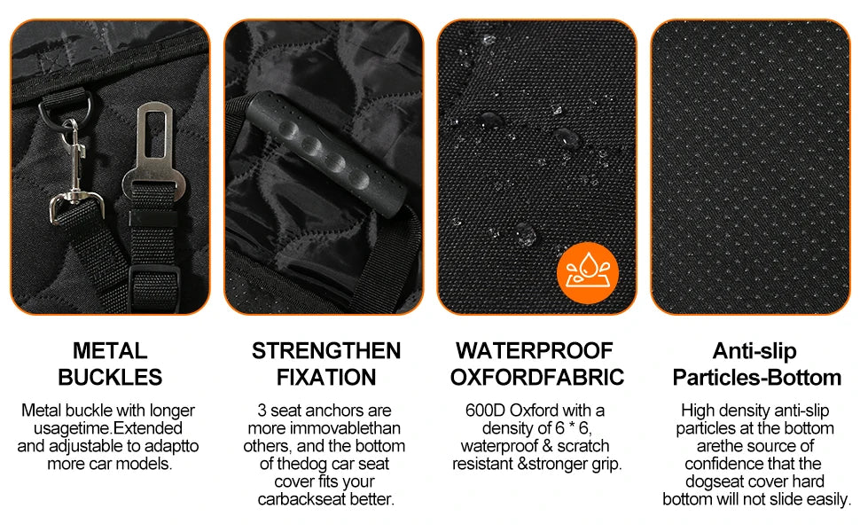 Waterproof Foldable Dog Car Seat cover