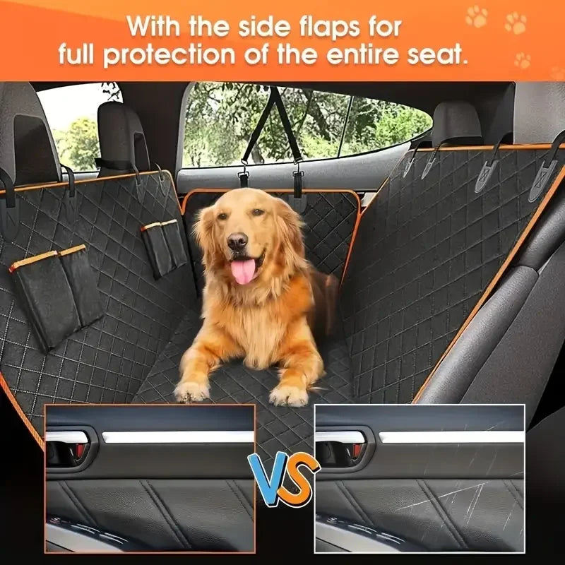 Dog Car Seat Cover 100% Waterproof, Scratch Proof, Nonslip.