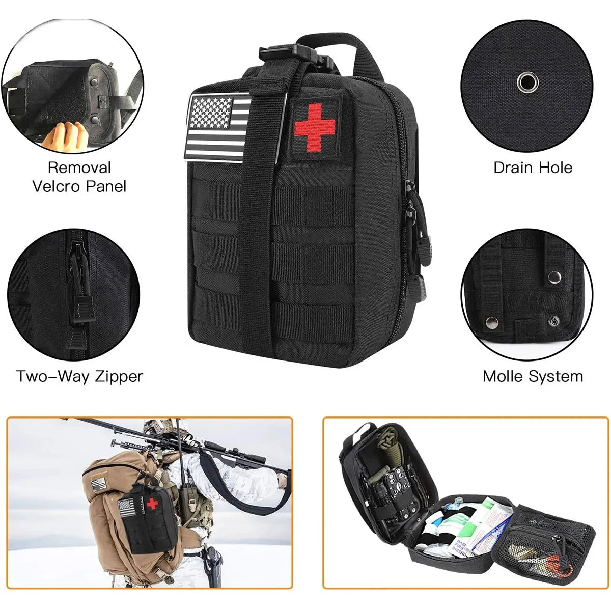 Camping Survival Tool Set and First Aid Kit