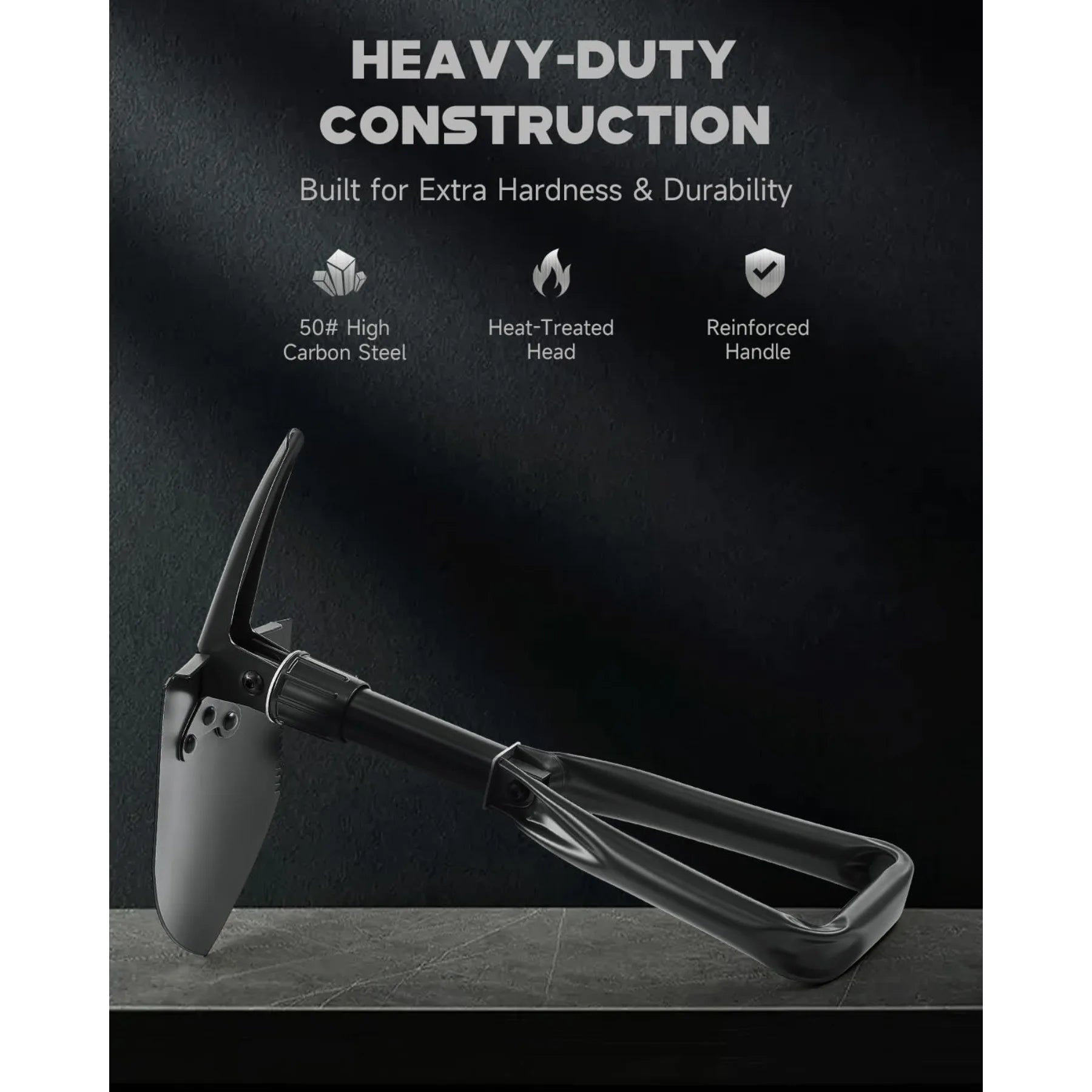 Mini Folding Shovel High Carbon Steel